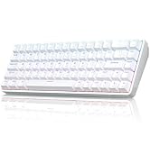 DIERYA DK68 Wireless Mechanical Keyboard, 60% Gaming Keyboard with Blue Switch, Triple Mode 2.4GH...