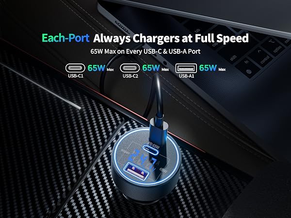 usb c car charger