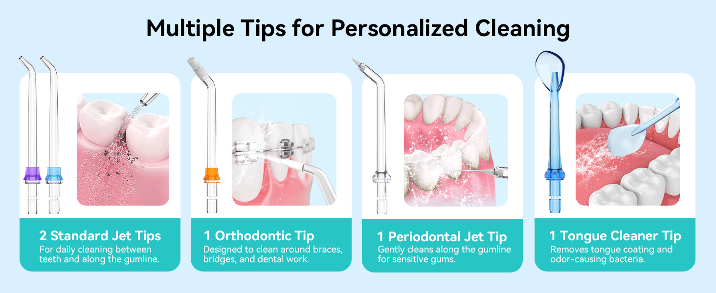 electric toothbrush and water flosser combo
