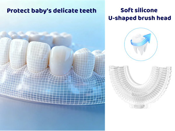 Children&amp;#39;s U-shaped electric toothbrush
