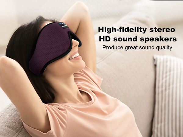 3D Sleep Mask Bluetooth Wireless