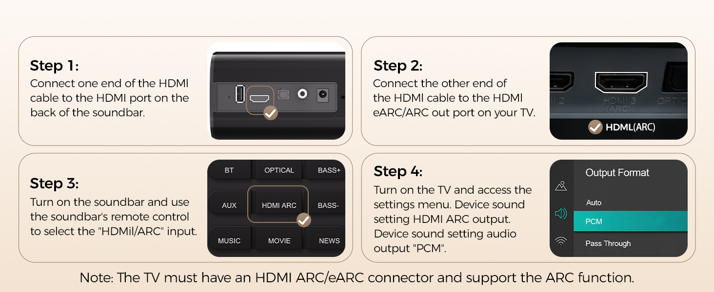 HDMI ARC Connection