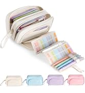 SANANT Large Capacity Pencil Case with Pull-out Structure - Multifunctional Extra Big Pencil Pouc...