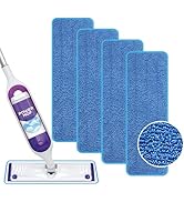 Yicotira Reusable Power Mop Refill Pads for Swiffer Power Mop Starter Kit - Swifter Powermop Pads...