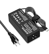 HegisTech 65W 45W USB C Charger Compatible with Lenovo Thinkpad T480 T490 T580 E580 X1 Carbon Ide...