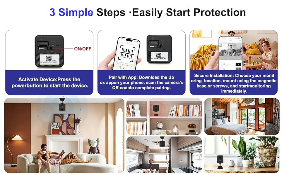 4G Surveillance Camera, Security Camera, 2K HD Indoor/Outdoor Security Camera