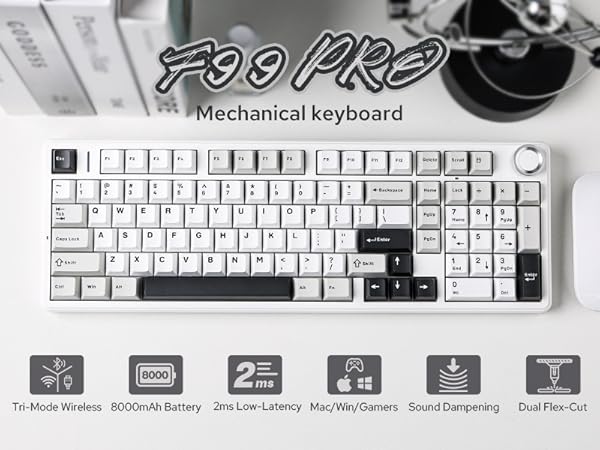 F99 PRO wireless gaming keyboard