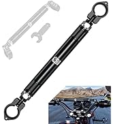 BRCOVAN Aluminum Alloy Cross Bar for Motorcycle, Length Adjustable Design Handlebar Extender Exte...