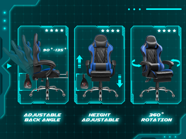 Height and Back Adjustable