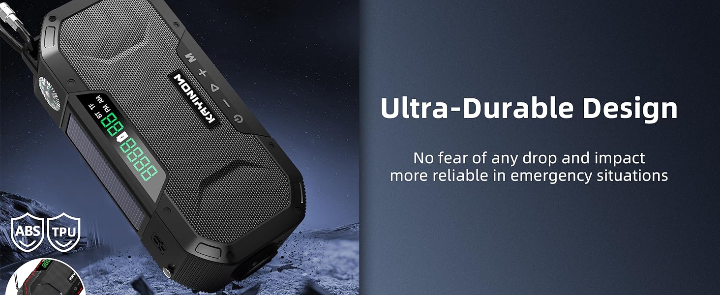 emergency radio hand crank radio