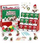 CyaJm Air Dry Clay Christmas Kit - 12 Festive Themed Individual Clay Packs, Non-Toxic Ultra-Light...