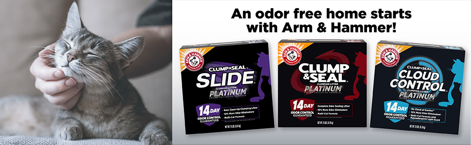 An odor free home starts with Arm &amp; Hammer!