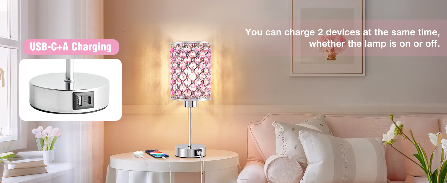pink lamp