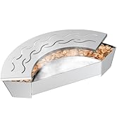 Charkettle Stainless Steel BBQ Smoker Box, Stronger Smoky Flavor Wood Chip Smoker Box with Remova...