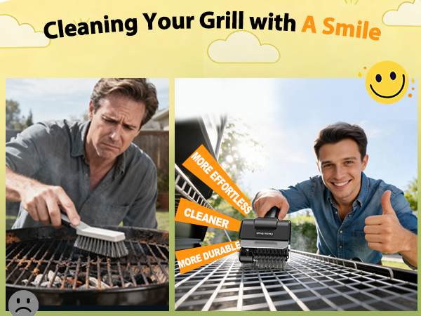 electric grill brush for outdoor grill