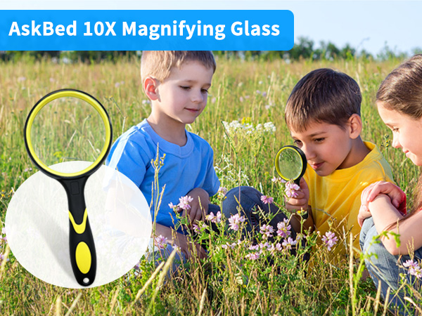 10X Magnifying Glass with Large