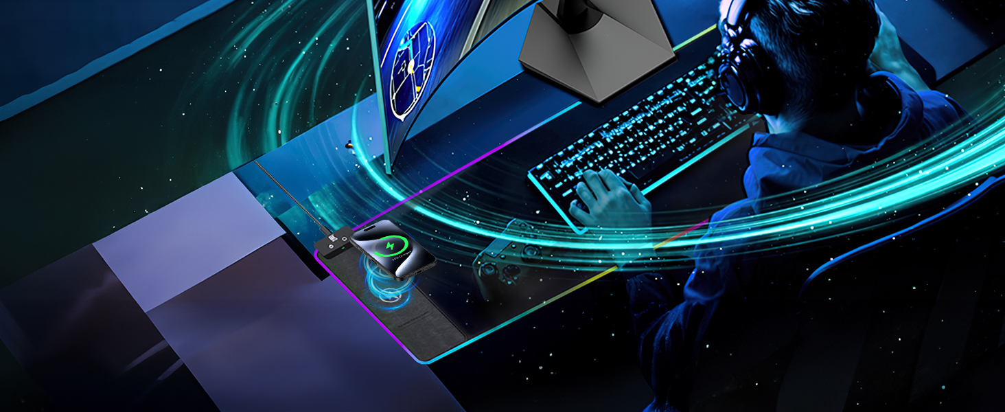 mouse pad fast charging