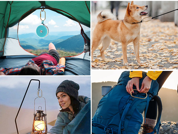 10 Pcs Gold Brass Key Rings