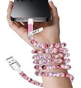 iMangoo USB A to USB C Cable 6ft Long Marble-Pattern Beaded Charger Cord for Carplay Car Play for...