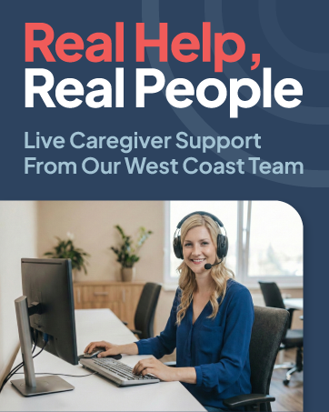 Real Help, Real People: Live Caregiver Support From Our West Coast Team, image of CS woman smiling