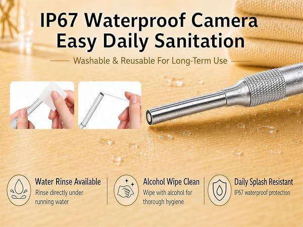 IP67 Waterproof CameraEasy Daily Sanitation