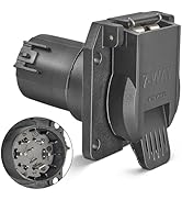 Oyviny Replacement USCAR to 7 Way RV Blade Trailer Connector for Chevy, Ford, GMC and Nissan, Sil...