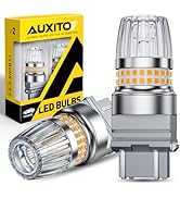 AUXITO Latest 3157 LED Bulb Amber, 3157A LED Turn Signal Bulb, 600% Brighter 3156 3057 4157 3457 ...
