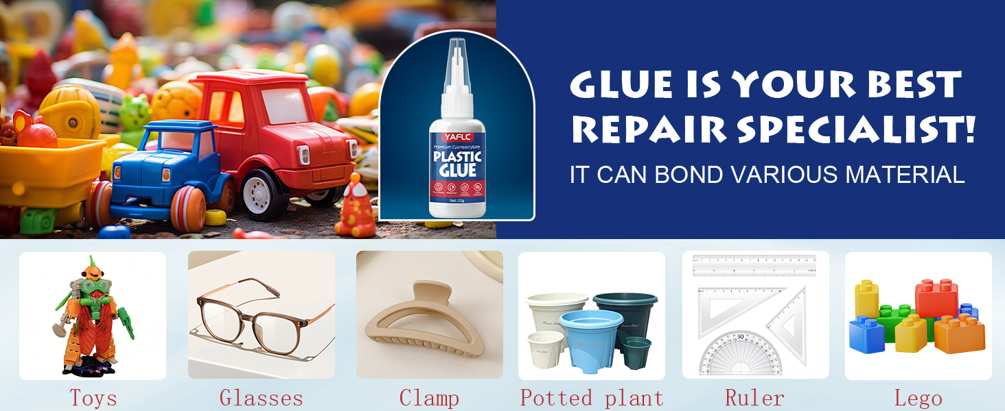 Super Glue for Plastic, Metal