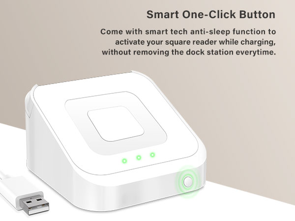 Square Dock for Square Reader 2nd Generation, Holder Stand for Square Card Reader 2nd Generation