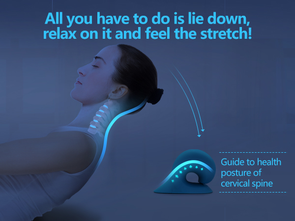 All you have to do is lie down, relax on it and feel the stretch!