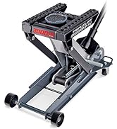 Powerbuilt 3000 Pound Triple Lift Garage Jack, Heavy Duty Vehicle, Truck, Car, Motorcycle, Transm...