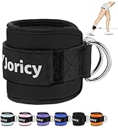 Ankle Strap for Cable Exercise Machines, Work Out Cuff Attachment Ankle Resistance Bands, Cable K...
