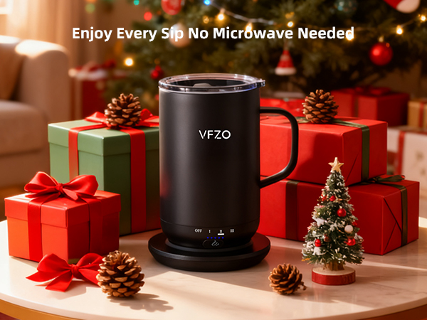 Intelligent heated coffee mug
