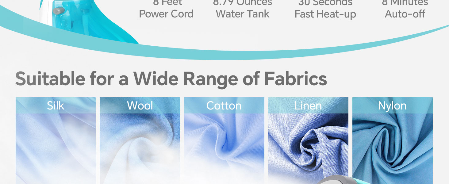 Suitable for a wide range of fabrics