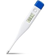 Berrcom Digital Thermometer for Adults, Kids, and Babies, Oral Rectal Underarm Medical Thermomete...
