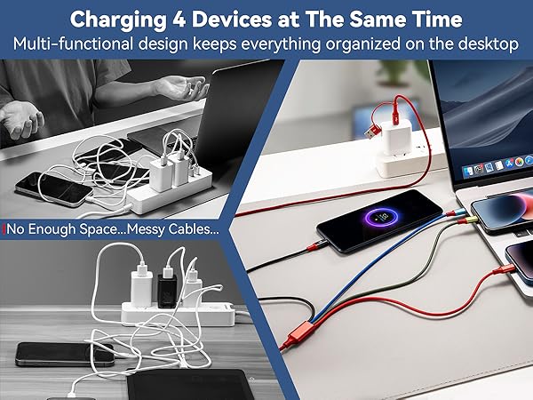 Fast charging for 4 devices at the same time