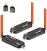 Wireless HDMI Transmitter and 2 Receivers, Support Up to 4 Receivers, 5.8G WELUSOPU HDMI Wireless...
