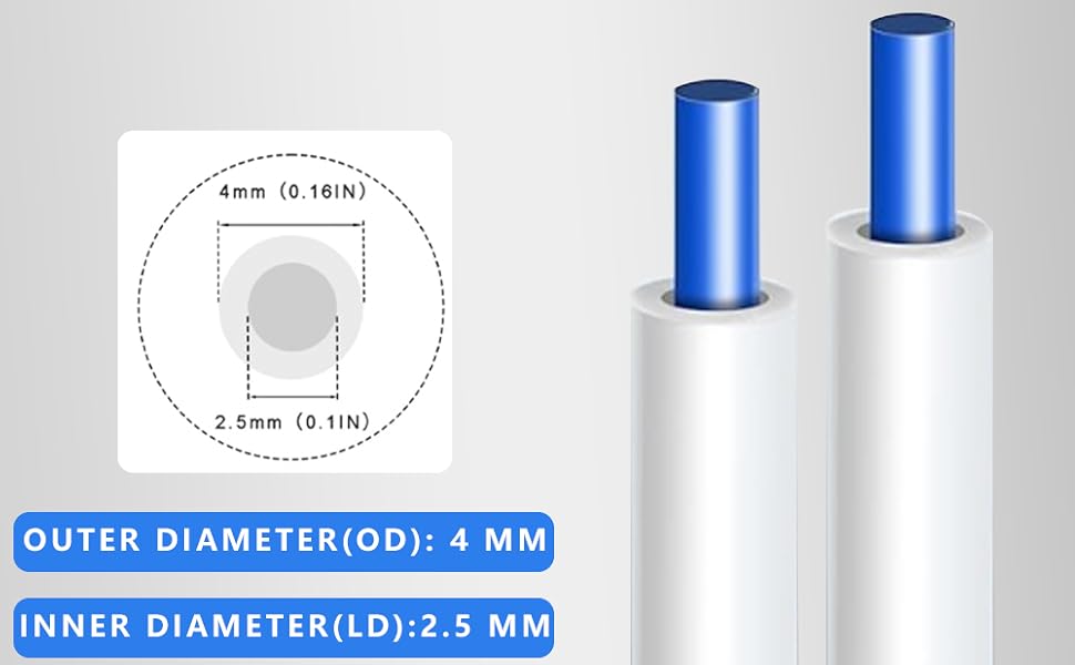 ptfe tube for 1.75mm filament ptfe tube bowden tube
