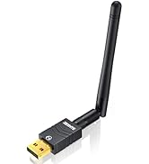 ZEXMTE 5.4 USB Bluetooth Adapter for PC, Long Range PC Bluetooth Adapter with High Gain Antenna, ...