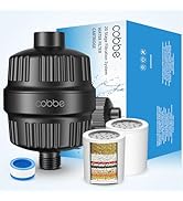 Cobbe Shower Filter for Hard Water Shower Head Filter - with Replaceable Filter Cartridges - High...