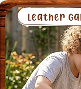 Kids Leather Garden Gloves