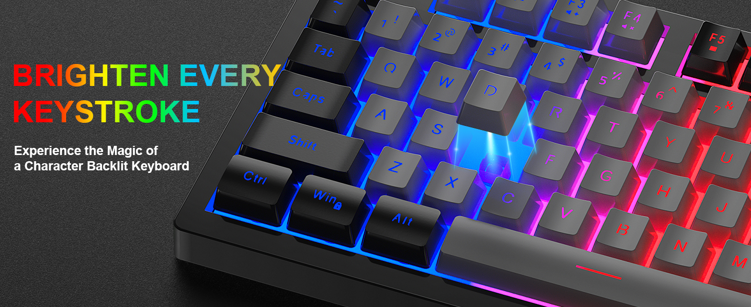 LED keyboard and mouse