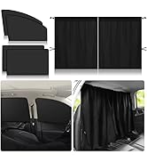 Magnetic Car Window Shades, 5 Pcs Car Side Window Sun Shades for Baby, UV &amp; Privacy Protection Wi...