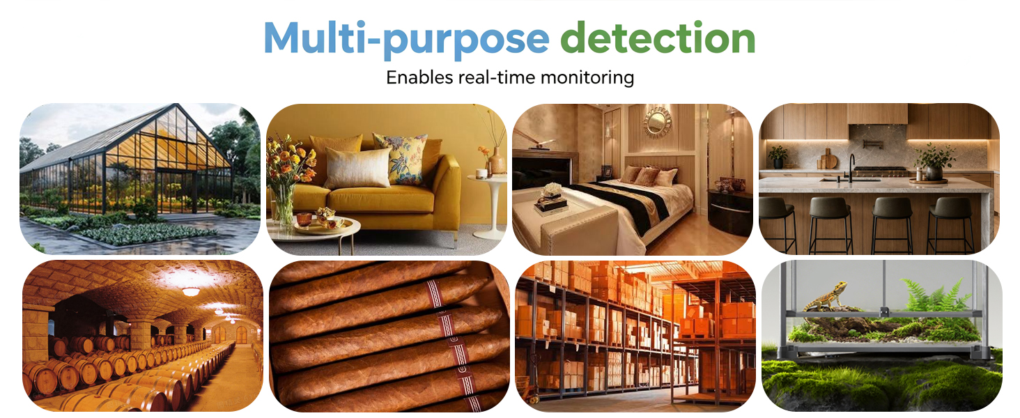 smart home gadgets indoor thermometer with humidity reading indoor temperature and humidity monitor