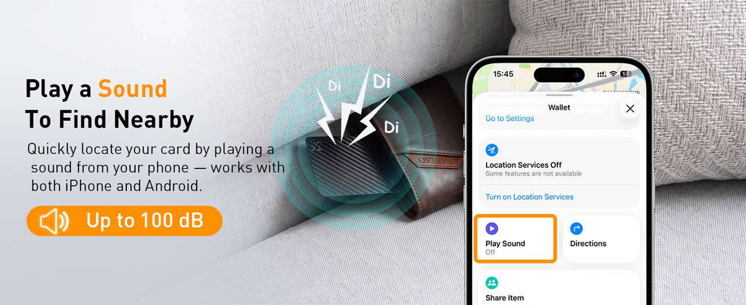 TRSC001CF-100dB loud alarm sound location feature