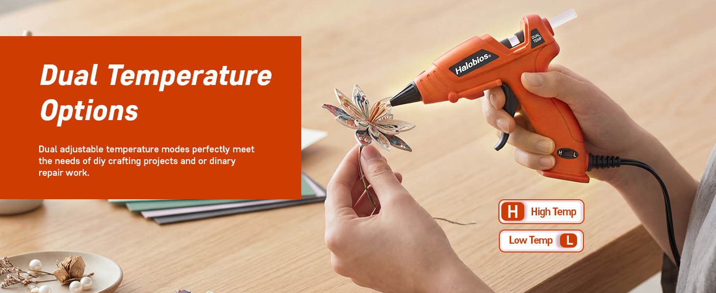 Dual Temp Hot Glue Gun orenge03