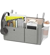 Edudif Bedside Caddy Bedside Organizer with Fixed Straps &amp; Water Bottle Holder, Bunk Bed Caddy id...