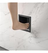 Bernkot Shower Niche, 304 Stainless Steel Wall Niche Shower Stool for Bathroom, Recessed Shower F...