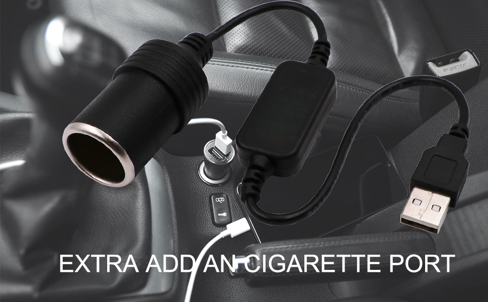 usb to 12v cigarette