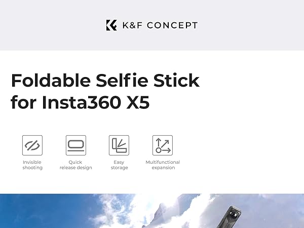 Insta360 X5 Foldable Selfie Stick